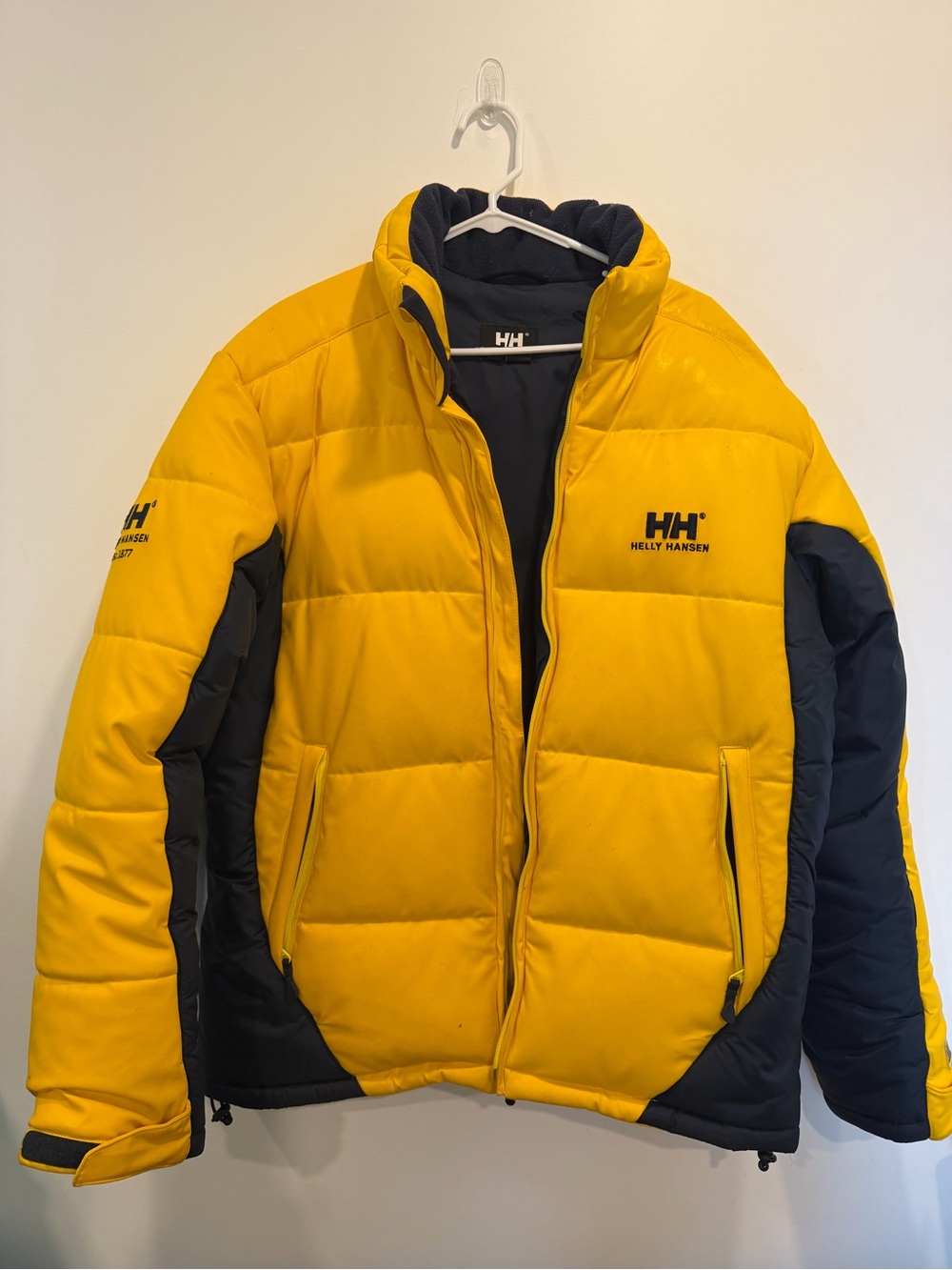 Helly Hansen Yellow Quilted Puffer Jacket